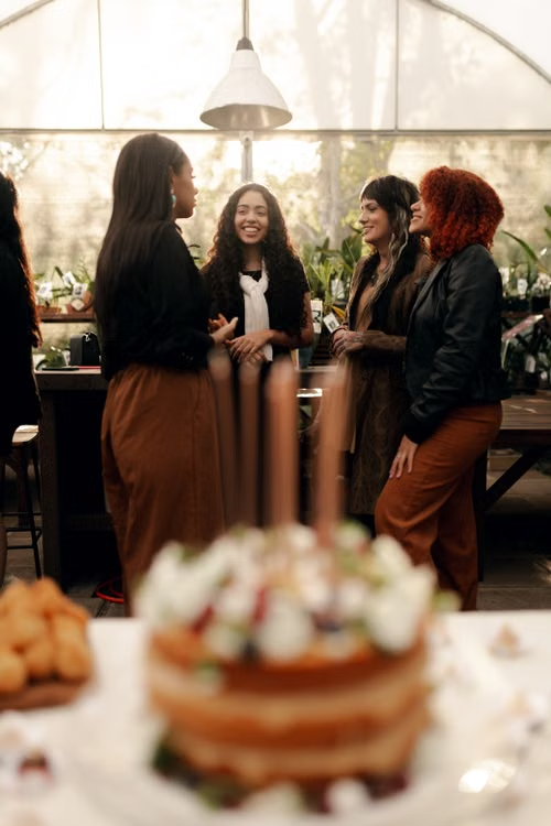 Black and Brown friends enjoying meaningful conversation